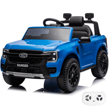 Ford Elektrische Kinderauto Ranger 12V met Afstandsbediening - Blauw