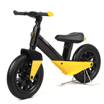 Lamborghini Balance Bike gumiabroncsokkal 12" - Sárga