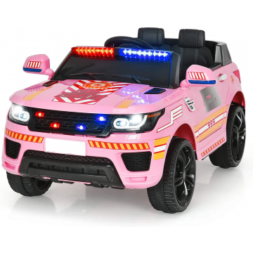 Kijana policija Electric Children's Car Land rover ružičasta