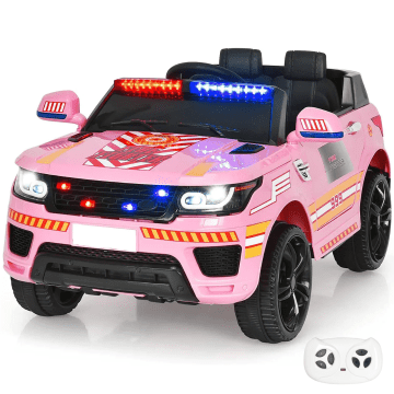 Kijana policija Electric Children's Car Land rover ružičasta