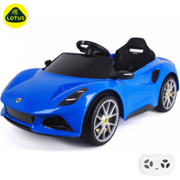 Lotus Emira električni dječji autić 12 volti sa daljinskim upravljačem - plavi