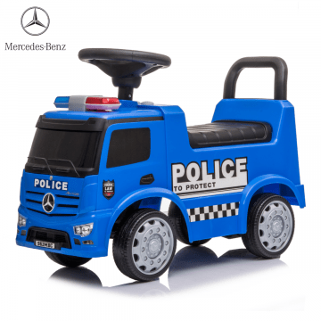 Mercedes Antos Rendőrség Gyermek Lökhárító - Kék